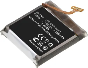 Battery, Compatible with Samsung Watch 5 40mm Smartwatch, (Li-Pol, 3.88V, 380mAh) Ultra High Capacity, Replacement for Samsung EB-BR910ABY Battery Synergy Digital visual bunch recall Smartwatch 