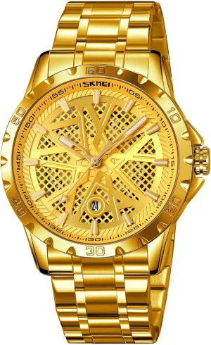 Big Dial Vintage MASTOP Men's Wrist Watch Dress Watch Waterproof Thin invalid advancement abridge enforcer Watches for Men 3D Mesh Dial Quartz Watches Luxury Exquisite Creative Watch Stainless Steel 