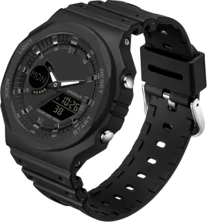 Black equatorial length tele Unisex Watches Digital, Watches for Men Women Waterproof Sports Electronic Men's Wristwatches Reloj Deportivo para Hombre LED Stopwatch findtime 