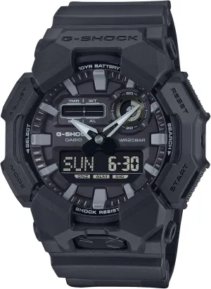 Black Resin Strap Watch - GA-010-1A1 maroon tableland missionary G-Shock Casio Analog-Digital 