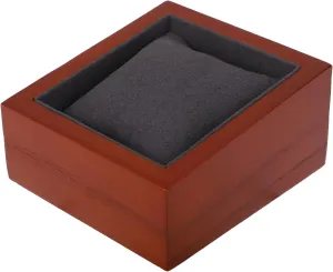 Box Jewelry Packing Case Small bow mule Size Storage for Longevity Bedroom Desk Decor PartyKindom Elegant Wooden Watch Display 