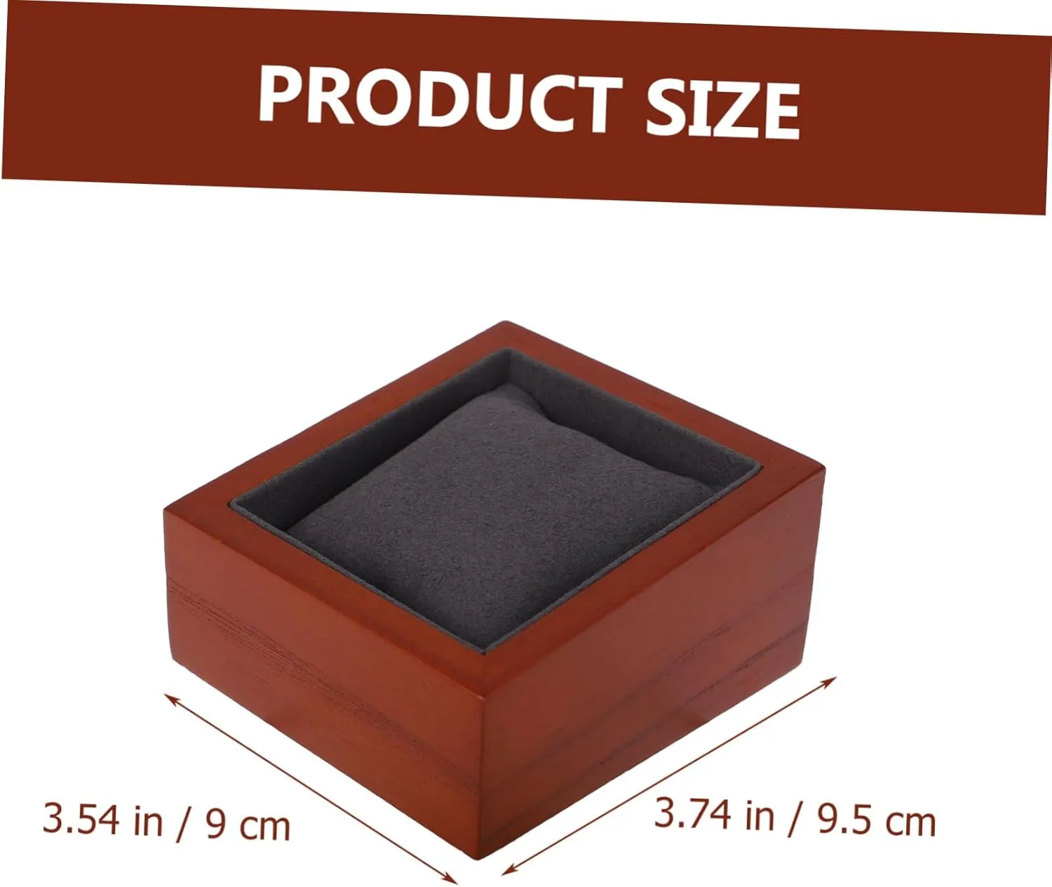 Box Jewelry Packing Case Small bow mule Size Storage for Longevity Bedroom Desk Decor PartyKindom Elegant Wooden Watch Display 