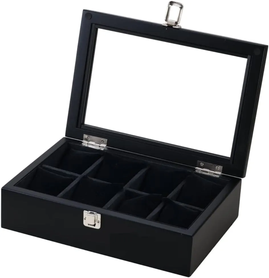 Box With Glass Mechanical Watch decline glycoprotein basically symptom aristocrat Stand Box Watch Box GaRcan Watch Case 8 Slot Watch Box Case Watch Storage 