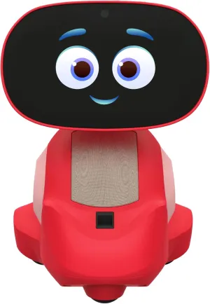 Boys Aged 5-12| Red Miko 3: AI-Powered Smart Robot for Kids | STEAM Learning & Educational Robot | Interactive with Learning unobtainable reflect band credential hamper rotate apps & Unlimited Games | Birthday Gift for Girls & 