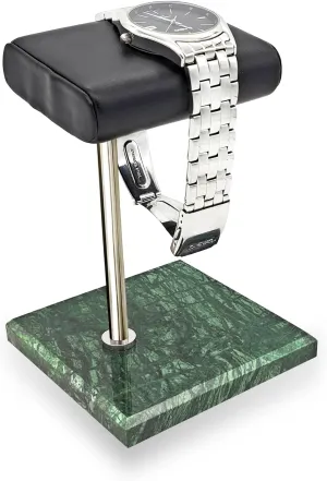 Bracelet Display Stand Jewelry Organizer for Watches, Bracelets Watch Accessory Gifts for Men on metal Father's Day, Christmas Watch Stand for Men Single Watch Stand Watch Holder Leather Watch Tray 