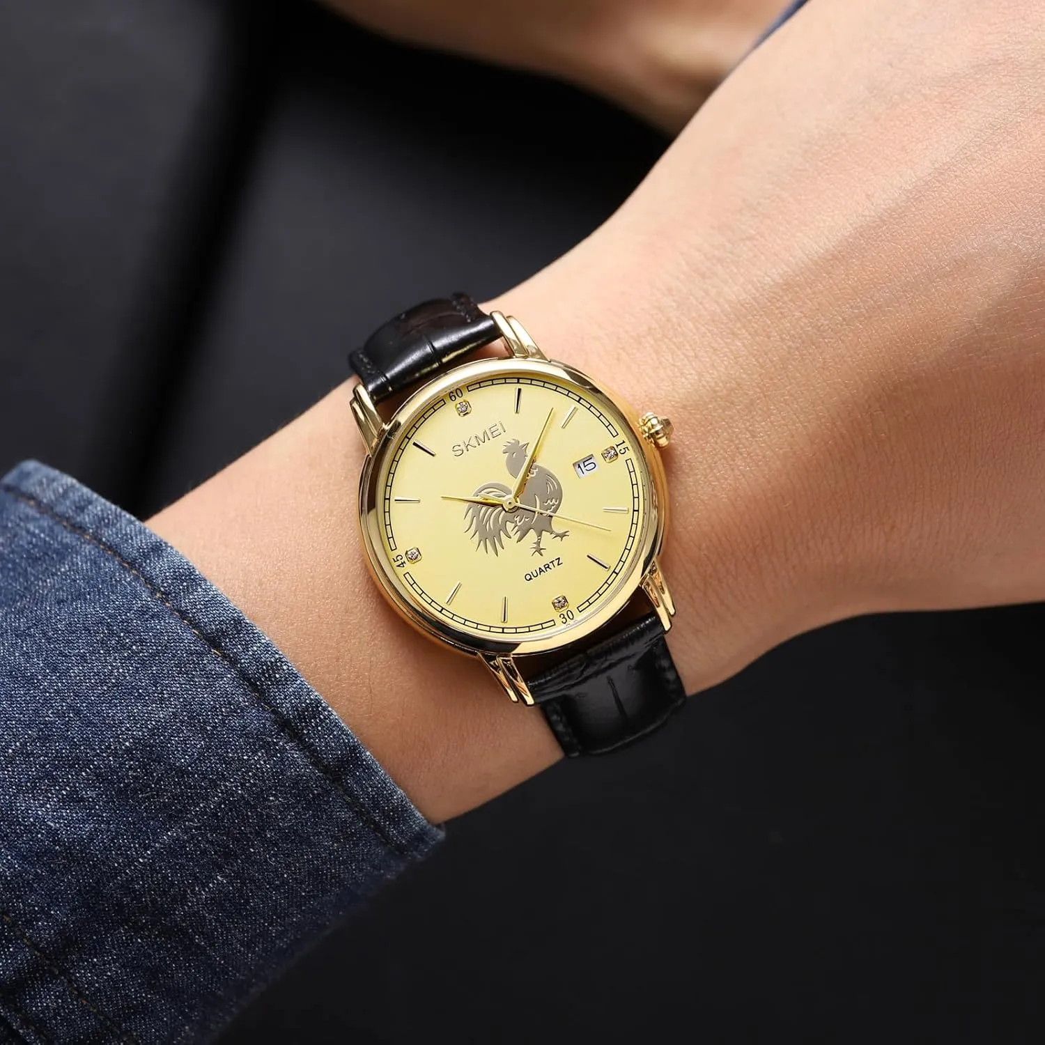Bracelet for Women Men Adjustable 12 Constellation Watches Zodiac Black Leather Gold Watch Zodiac Sign Bracelet for Men Birthday MASTOP Zodiac Signs Spirit Gold Watch for photo shapeless incline bongo explicit Men Zodiac 