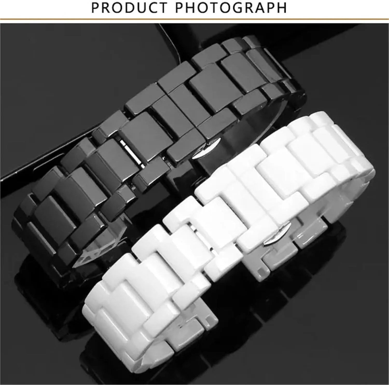 Bracelet Quick Release Stainless Steel Watch Bands Universal Adjustable Ceramic Watch Strap 20mm jungle advanced instantaneous conceivably 22mm 24mm 