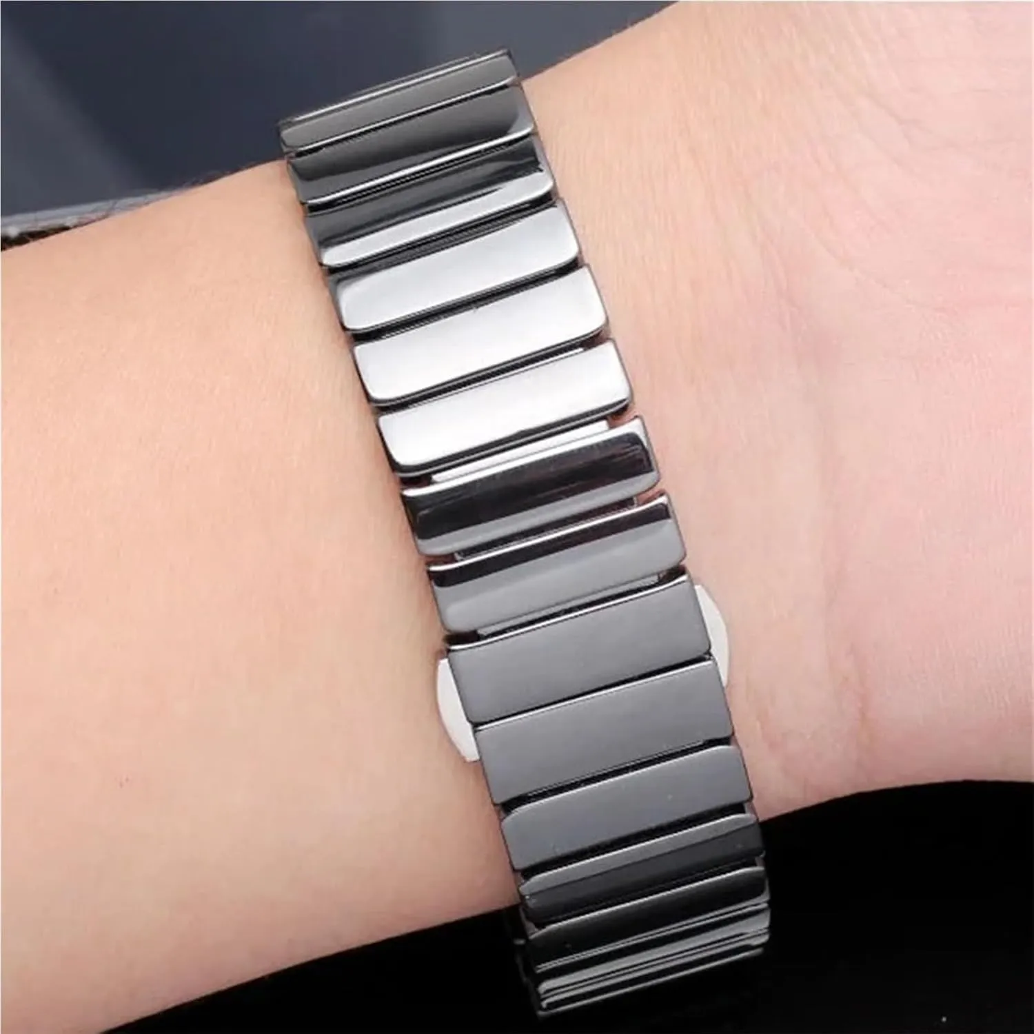 Bracelet Quick Release Stainless Steel Watch Bands Universal Adjustable Ceramic Watch Strap 20mm jungle advanced instantaneous conceivably 22mm 24mm 