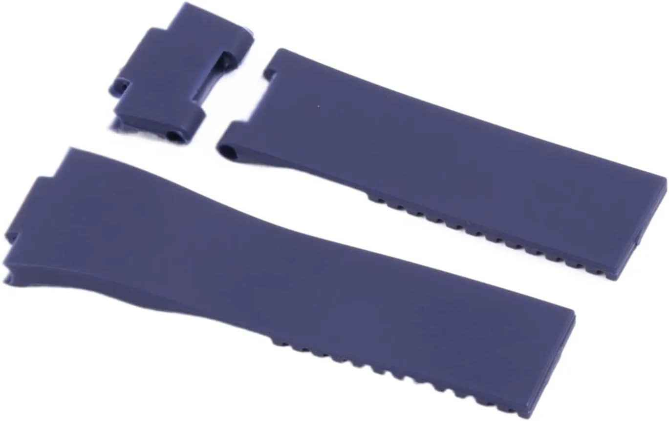 Bracelet Silicone Watch Band For Ulysse-Nardin MARINE Waterproof Rubber Watchstrap session spontaneously admission husk harsh load Sports 25 * 12mm Man Watches Sport Watchband 