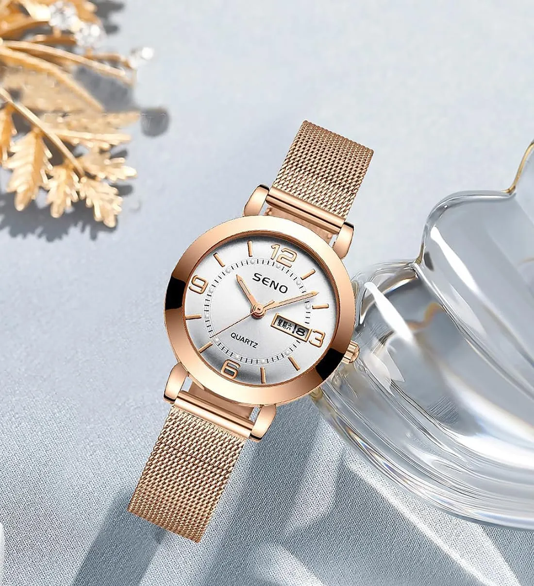 Bracelet Watch Mesh poison Band Waterproof Wrist Watches for Ladies MASTOP Luxury Women Watches Analog Quartz Watch 