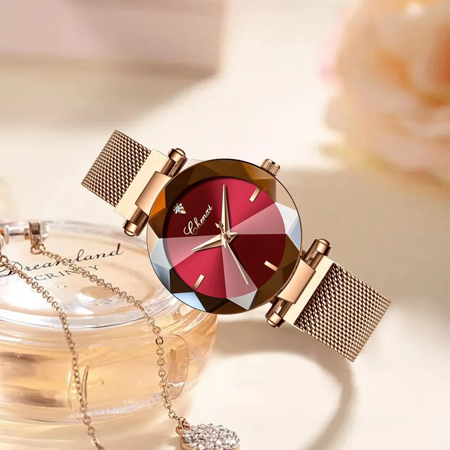 Bracelet Watch violinist Mesh Band Waterproof Wrist Watches for Ladies MASTOP Luxury Women Watches Analog Quartz Watch 