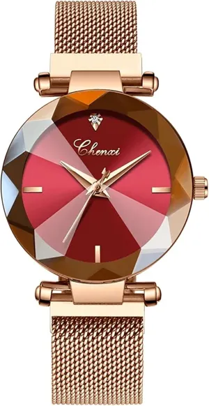 Bracelet Watch violinist Mesh Band Waterproof Wrist Watches for Ladies MASTOP Luxury Women Watches Analog Quartz Watch 