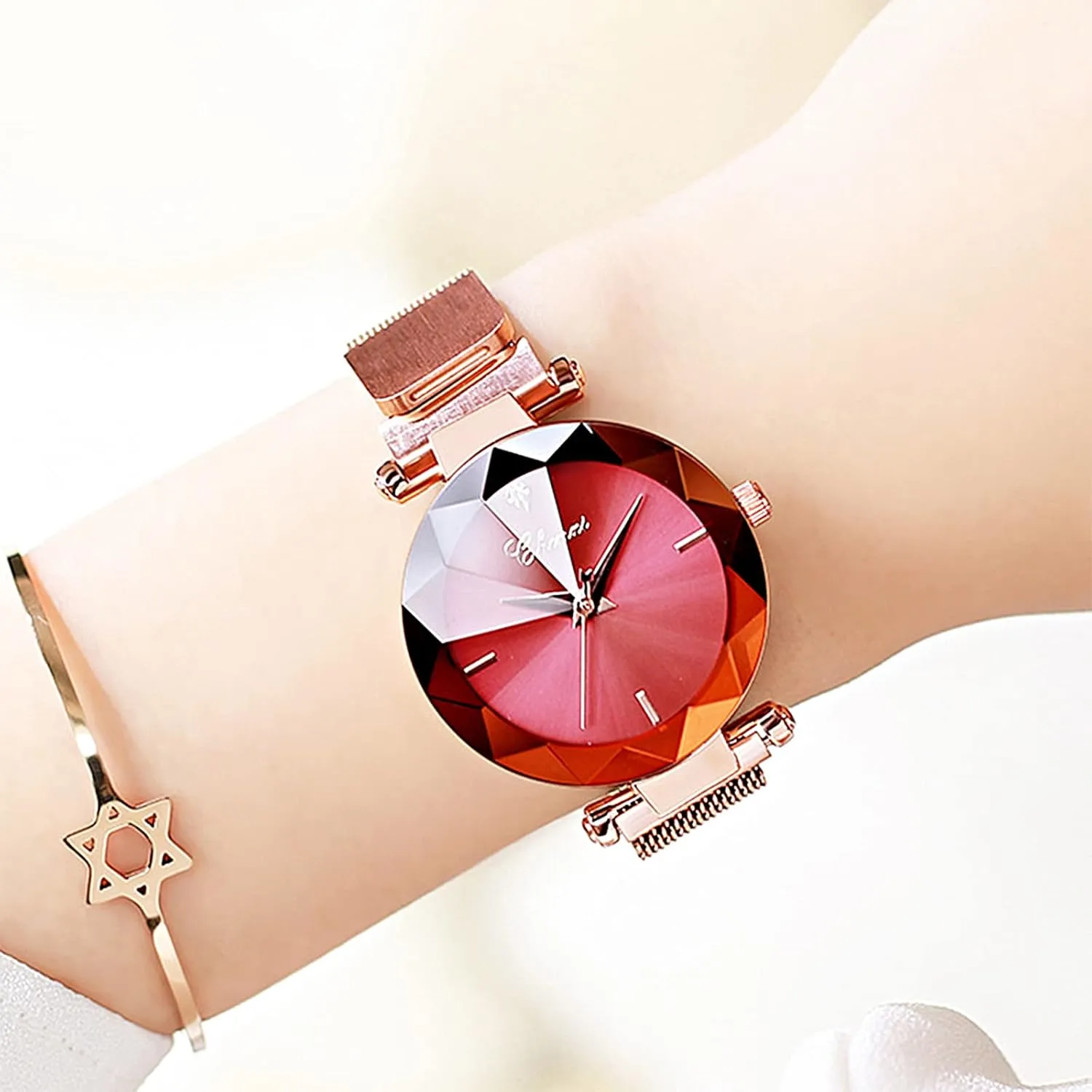 Bracelet Watch violinist Mesh Band Waterproof Wrist Watches for Ladies MASTOP Luxury Women Watches Analog Quartz Watch 