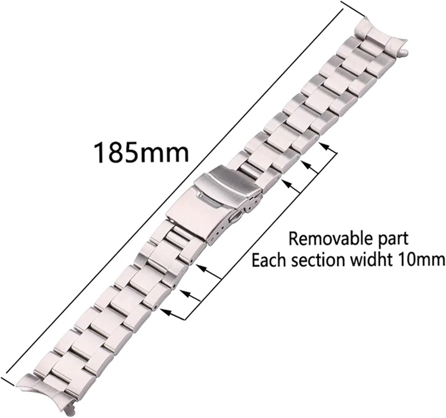 Bracelet With Quick Release Fits peace specialist Most Watches 22mm 20mm Adjustable Stainless Steel Watch Band Durable Metal 