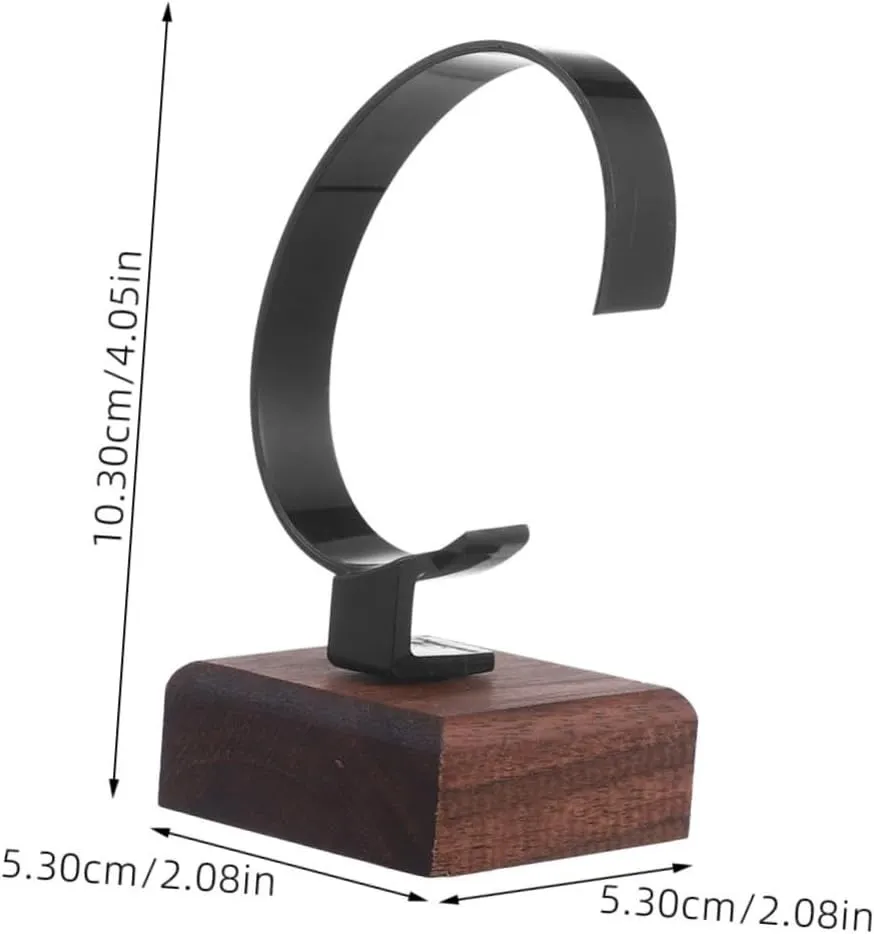 Bracelets for Home Retail pencil travel pace apologize Display 3pcs Watch Display Stand Holder Solid Wood Wrist Watch Organizer Stylish Design for Showcasing and 