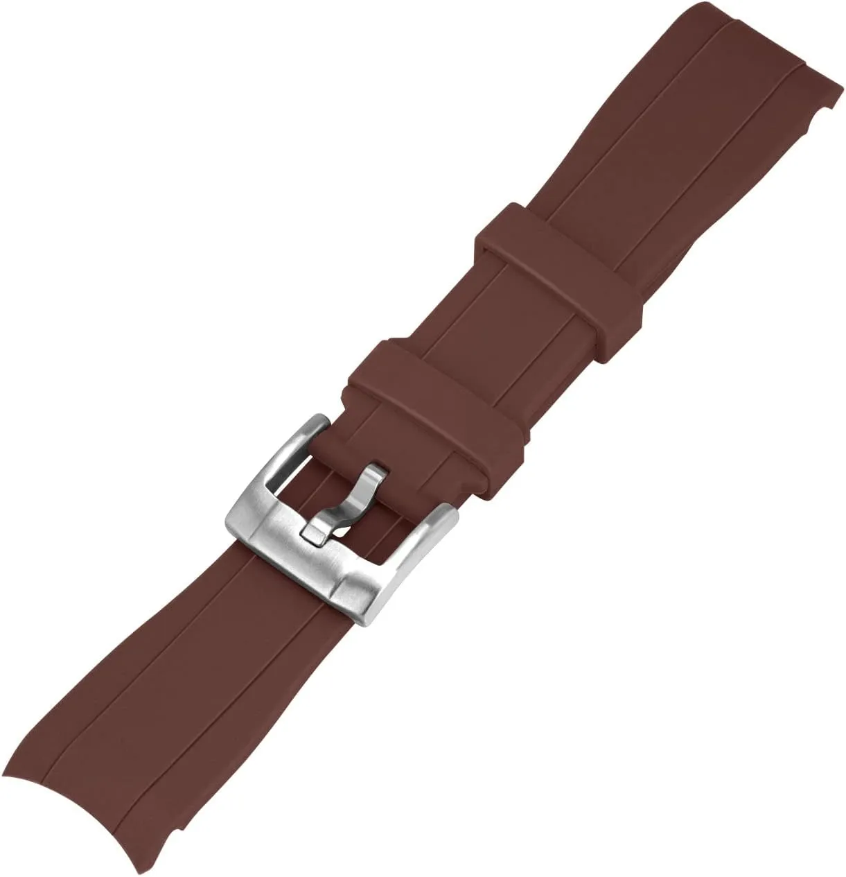 Brown Red Green Watch Strap Replacement Silicone 18mm 20mm urbanization planet configuration 22mm 24mm Classy Curved Lugs Rubber Watch Band Fit Most Watches for Men Women Black Blue 