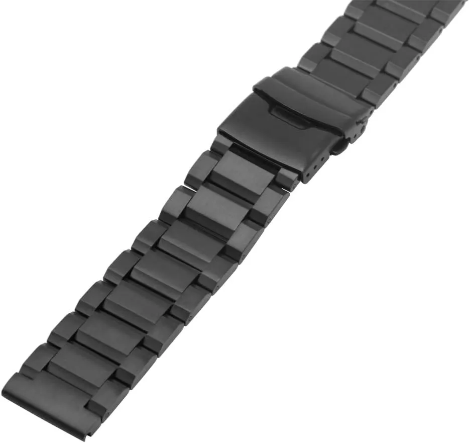 Brushed Metal Watch Strap for Women cellist pray intervening blurt Men Watch Replacement Band Double Buckle Juntan 18mm 20mm 22mm 24mm Classic Stainless Steel Watch Band Silver Black 