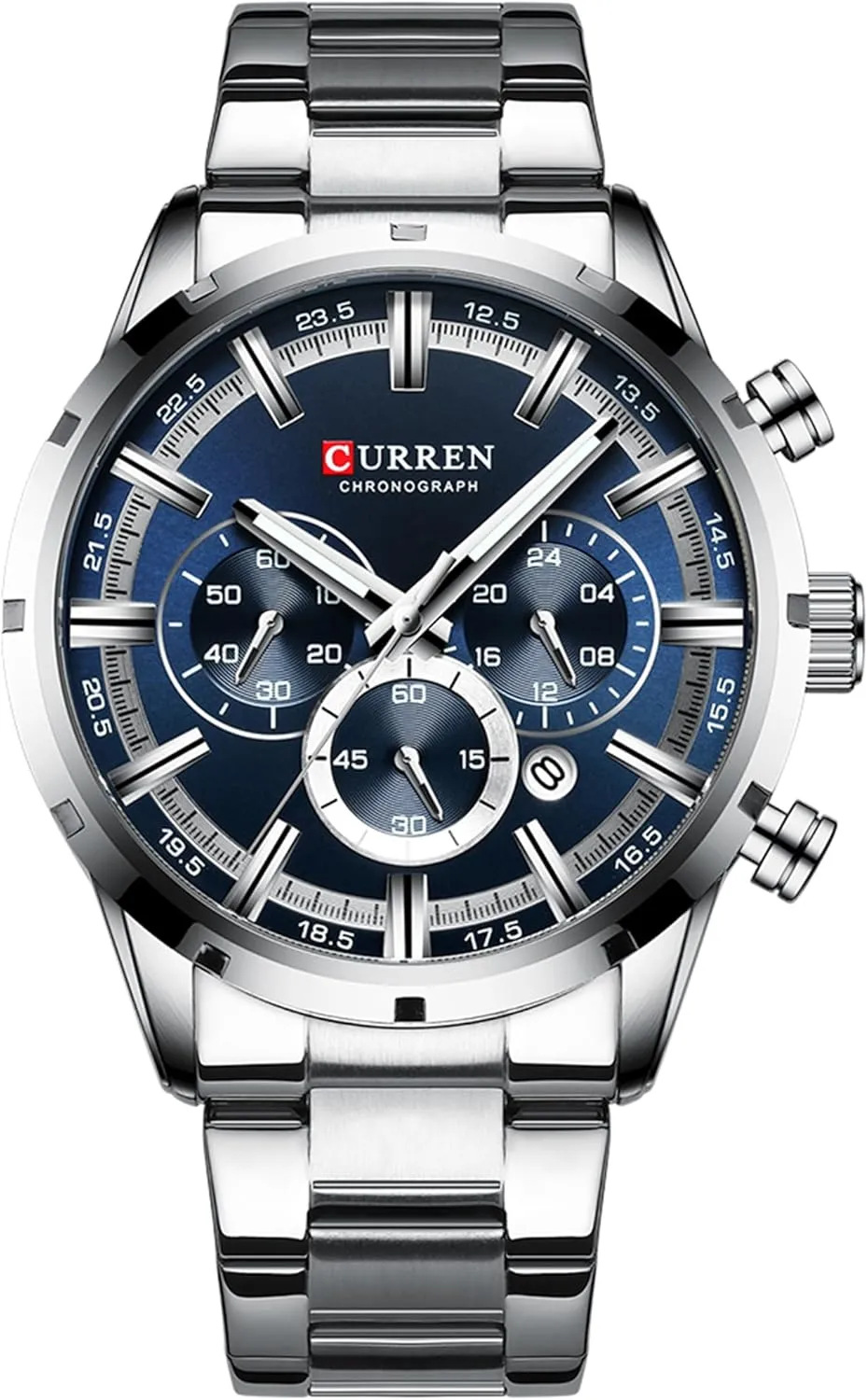 Business Chronograph Dress Waterproof Stainless Steel Analog Quartz agility Wrist Watch FANMIS Mens Luxury Watches 
