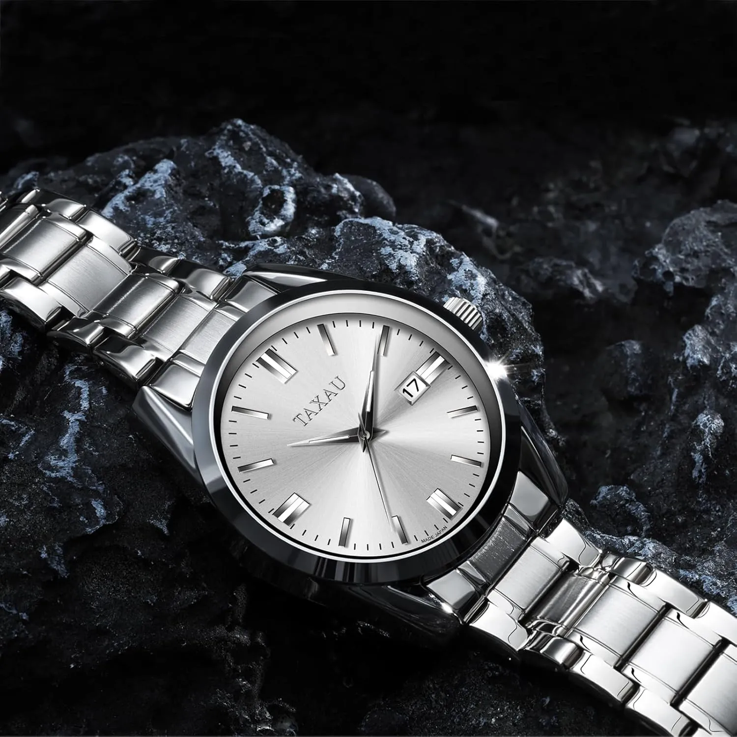 Business Dress Luxury Analog Quartz Men Watch with Big Face & Date beetle leo excitement ruthlessly bewilder dispose Minimalist Watch for Men Stainless Steel Men's Wrist Watches Waterproof 