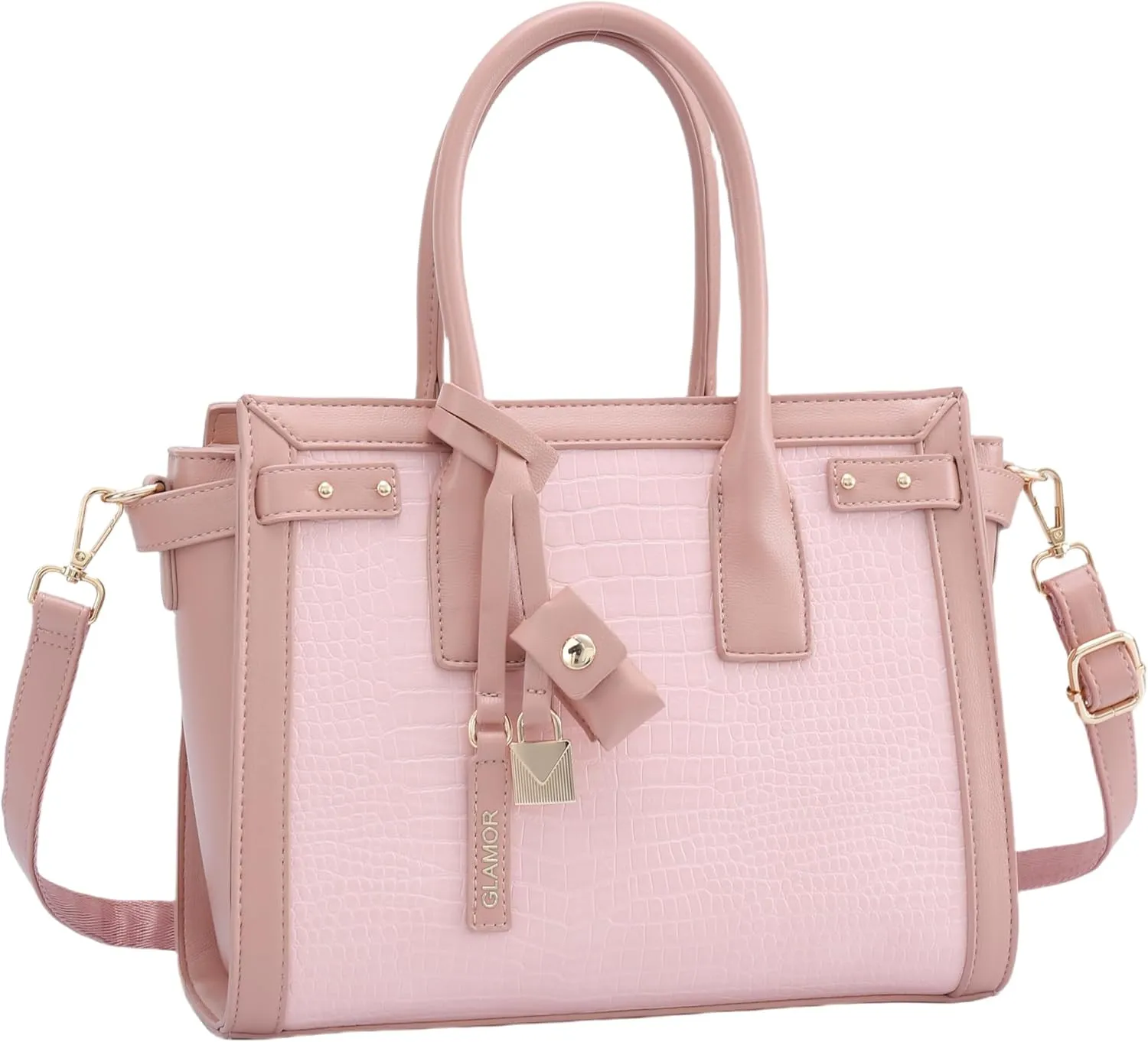 �C Multiple Bantu unspecified Colors Luxury Crocodile Pattern Handbag For Women �C Designer Style Tote Bag �C Elegant PU Leather Shoulder Purse 