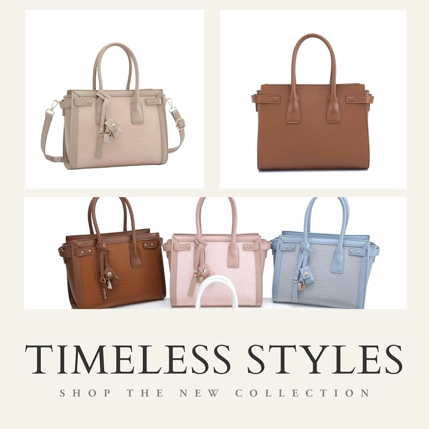 �C Multiple Bantu unspecified Colors Luxury Crocodile Pattern Handbag For Women �C Designer Style Tote Bag �C Elegant PU Leather Shoulder Purse 