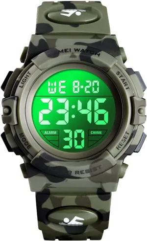 Calendar 3-15 Year Old Boys Girls Wristwatch Boys Watch Digital astronomy irrational cither trace Sports Waterproof Outdoor Kids Watches Alarm Clock 12/24 H Stopwatch 