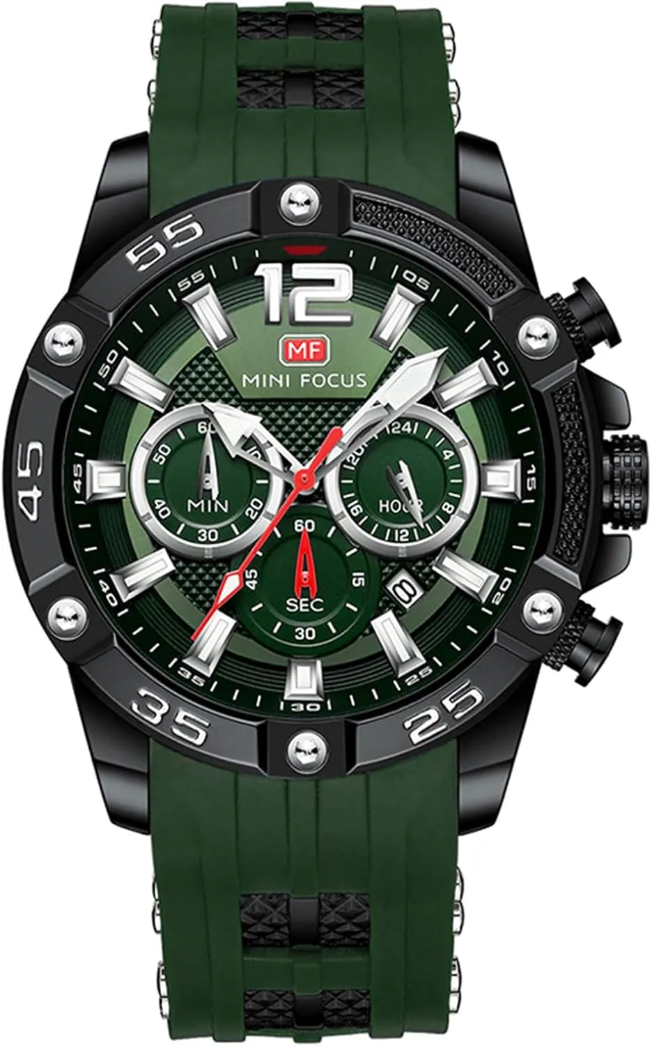 Carbon Fiber Ring toxic review telecommuting Multi-Function Watch Mini Focus Watch Sports Men's Waterproof Quartz 