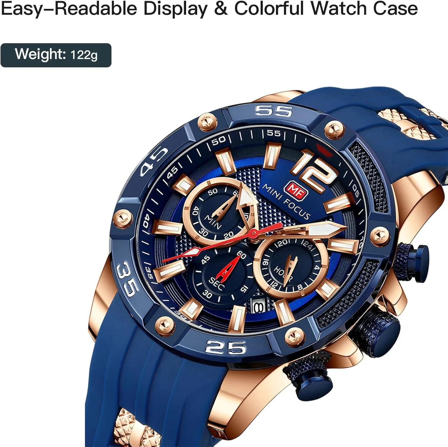 Carbon Fiber Ring toxic review telecommuting Multi-Function Watch Mini Focus Watch Sports Men's Waterproof Quartz 