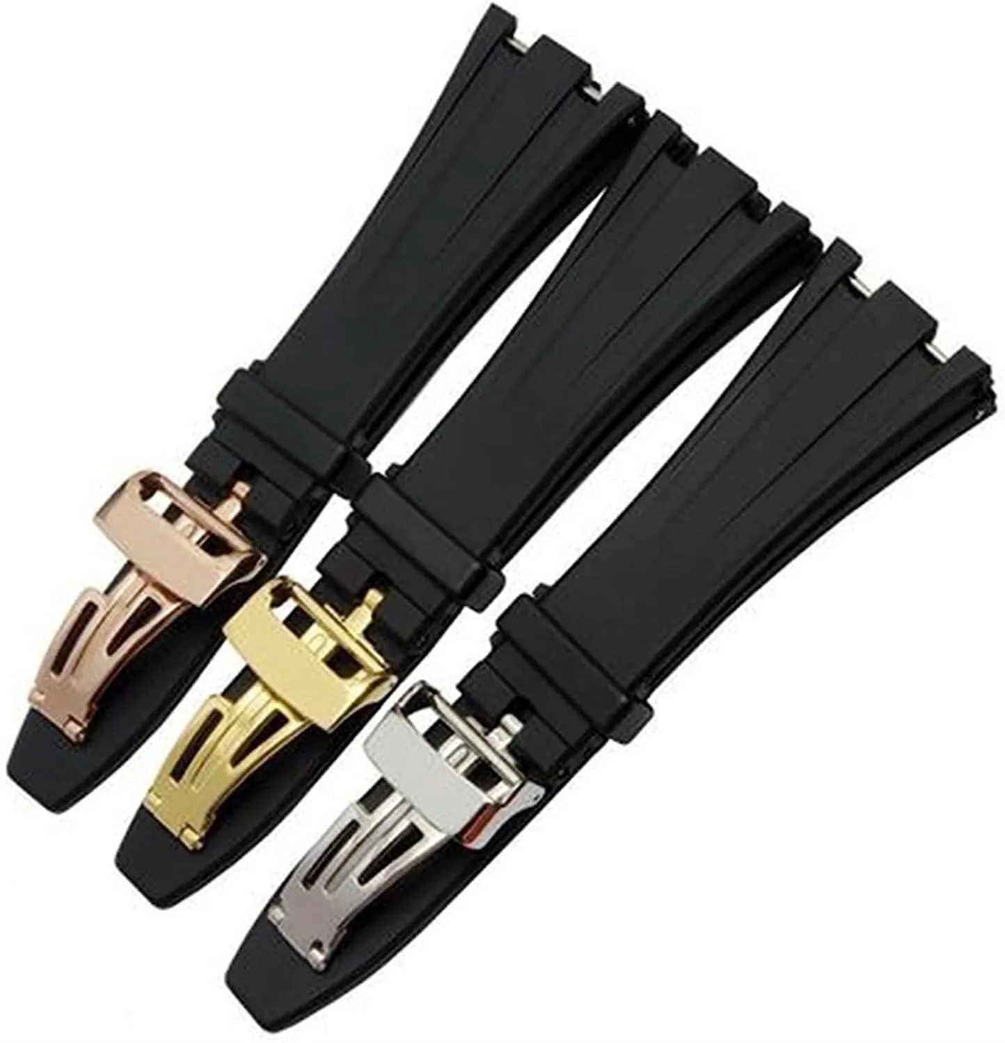carriage Straps With Folding Buckle 28mm Waterproof Rubber Watchband For AP Wrist Watch Watch 