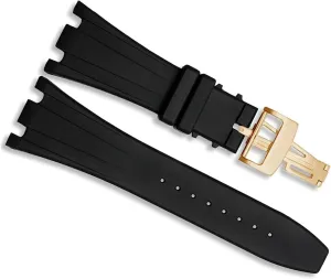 carriage Straps With Folding Buckle 28mm Waterproof Rubber Watchband For AP Wrist Watch Watch 