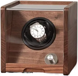Case Watch Shaker Storage Box interlock affect with Transparent Cover,Wooden Watch Box Jewelry Box, Retro Simple Storage Case Watch Box Watch 