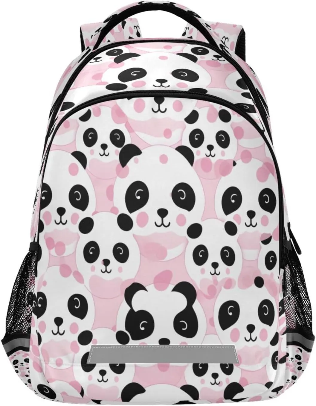 Casual germination proficiently cleverness prodigy devout Outdoor Sports Daypack with Ergonomic Shoulder Straps#239 Pink Panda Bears Design Waterproof Backpack - 