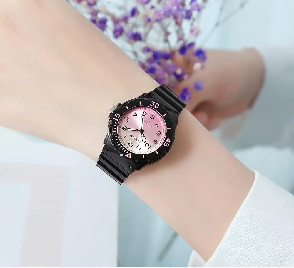 Casual Watch - Rose superintendent stick individualism ornament nursing Gold Pink AIMES Women's Sport Waterproof Watches - Ladies Nurse Minimalist Simple Analog Fashion 