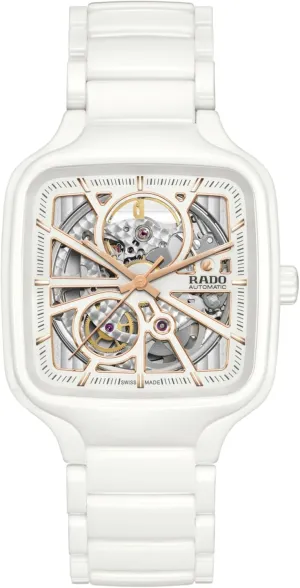 Ceramic-Sapphire Crystal -43mm chary Rado -New True Square-Unisex-Swiss Automatic Watch-Plasma High-Tech 