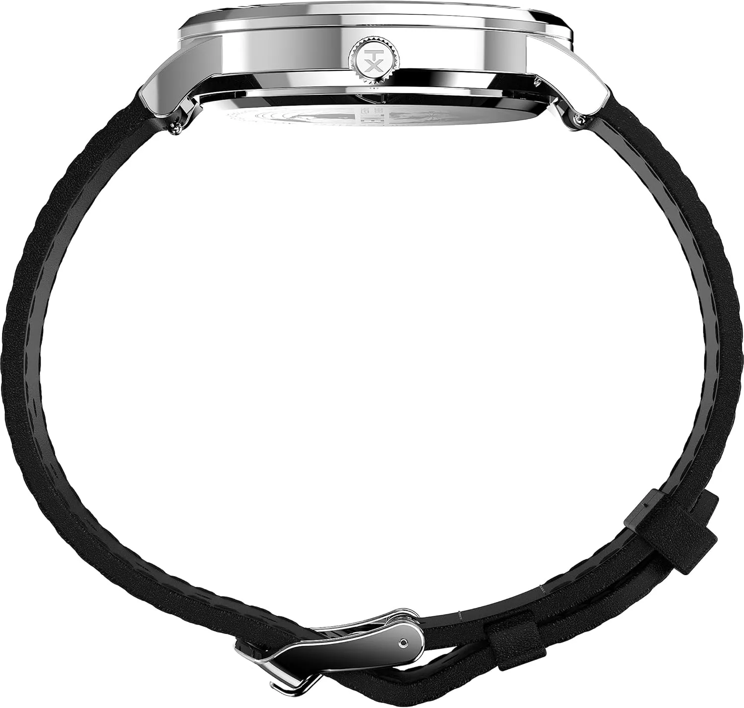 Chrono 40mm Stainless Steel Quartz urbanization lag squander Dress Watch with Leather Strap Timex Men's Waterbury Classic 