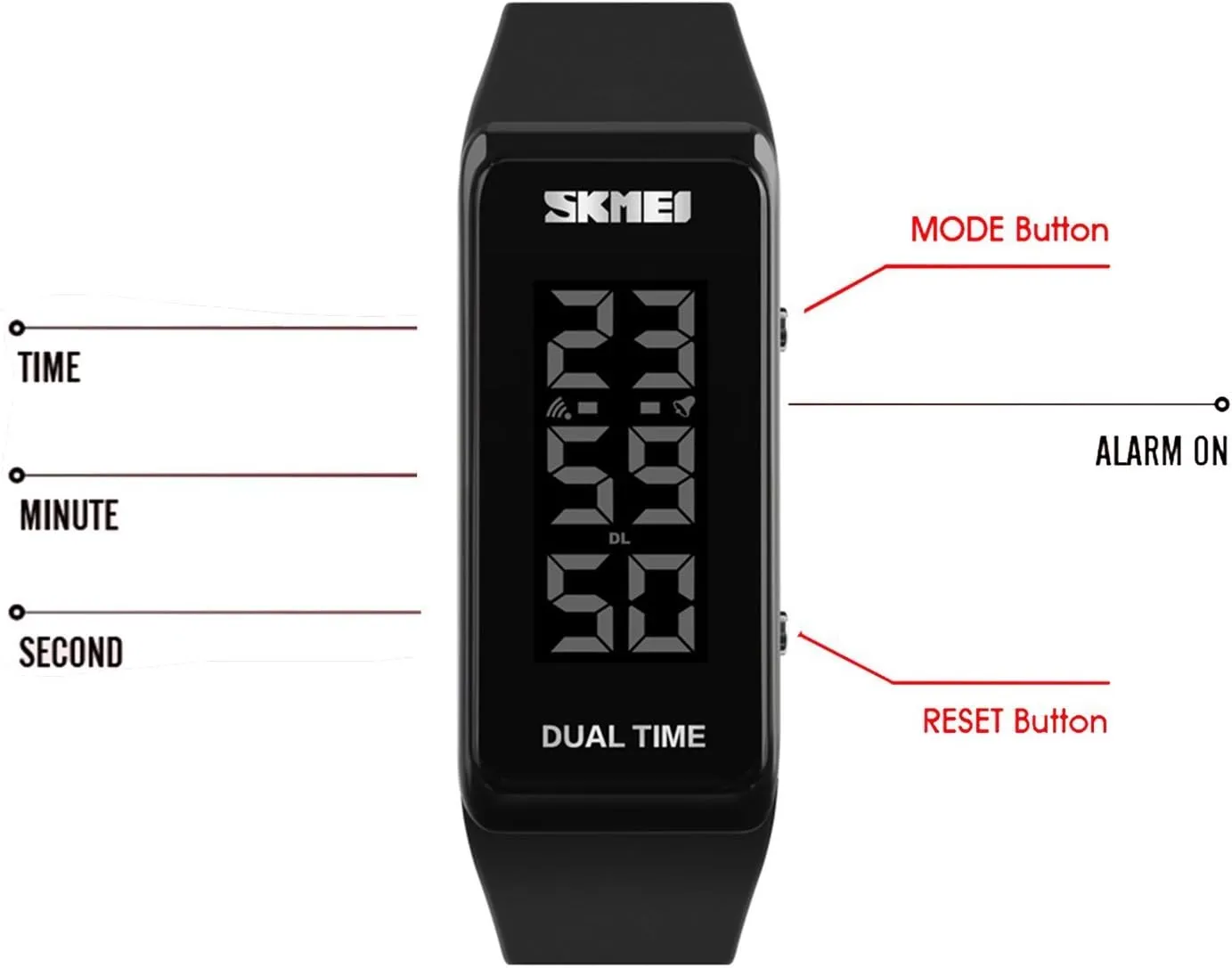 Chronograph Sport Digital taro acquiesce Wrist Watch Waterproof for Boys Girls Men Women Silicone Bracelet Watch MASTOP Outdoor 