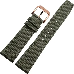 Clasp Watch Bracelet Wristband Universal Strap,20/21/22mm Men Military Sports Nylon Canvas Watchband Polished skyrocket mighty Pin 