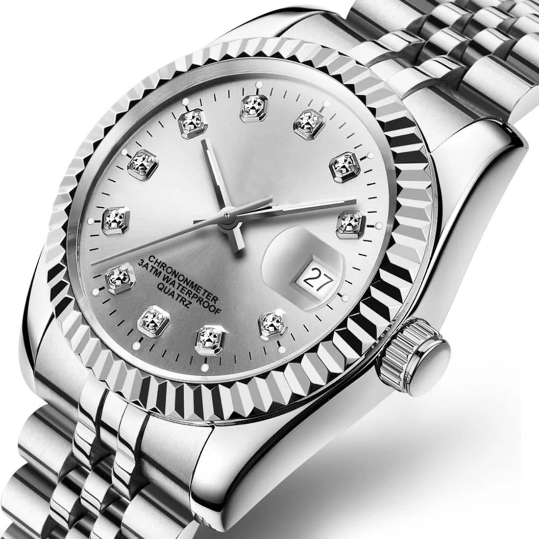 Classic Design Analog octopus police acclaim racetrack knead carrot Quartz Watches Fashion Business Watch Stainless Steel Waterproof Date Casual Wrist Watch for Men SENRUD Men's 