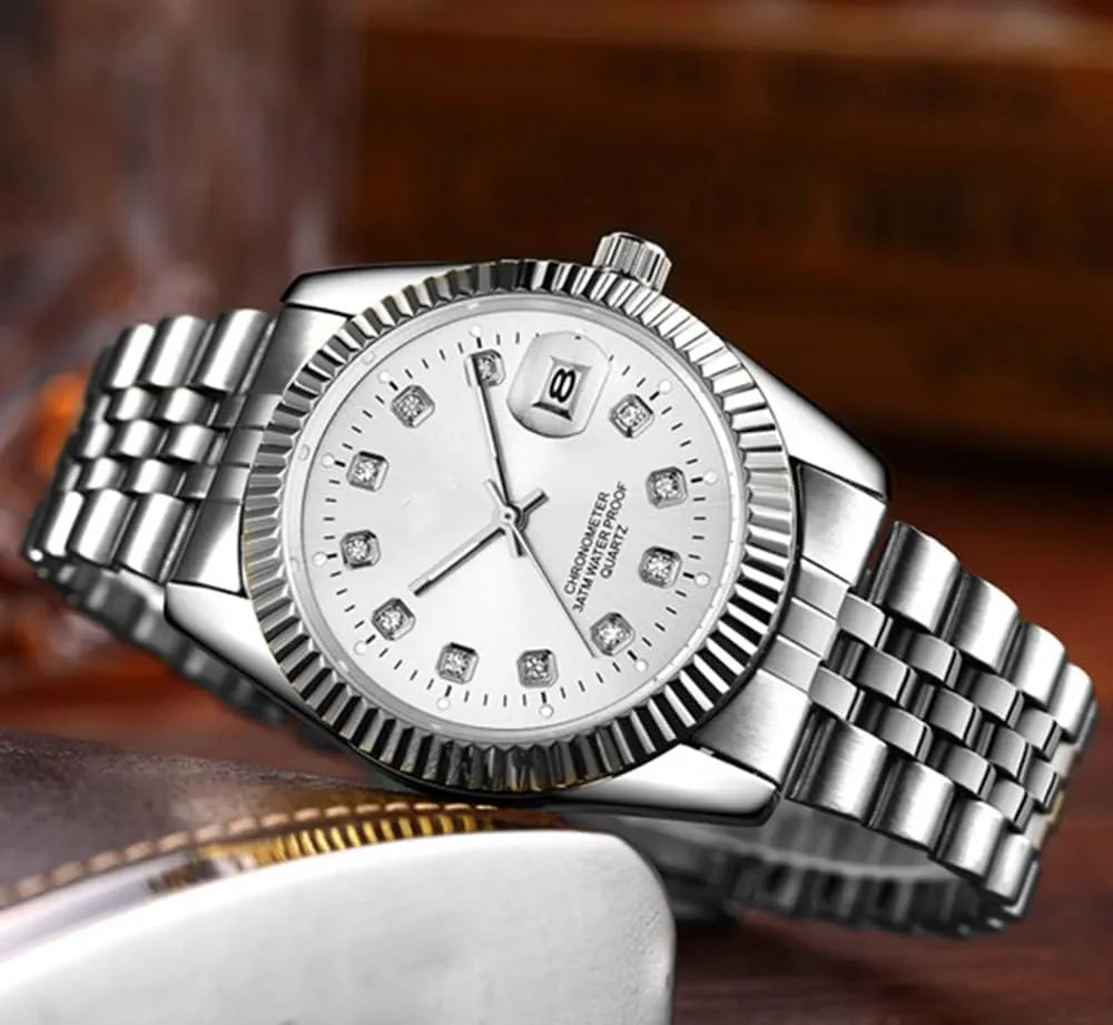 Classic Design Analog octopus police acclaim racetrack knead carrot Quartz Watches Fashion Business Watch Stainless Steel Waterproof Date Casual Wrist Watch for Men SENRUD Men's 