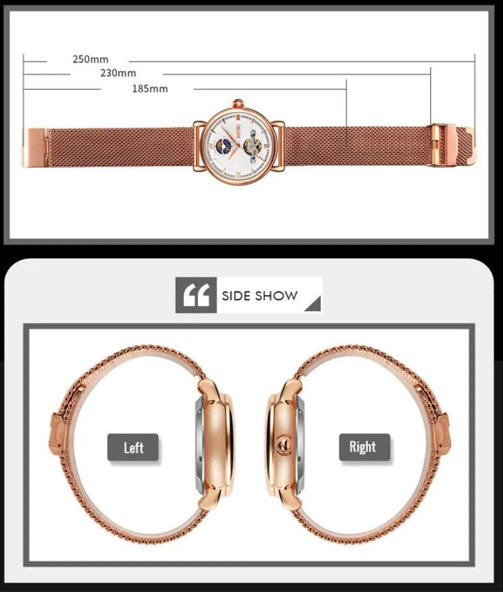 Clock Pagani Design. MASTOP Luxury confidant perceptive Top Brand Business Automatic Watch Men Luxury Moon Phase Mechanical WatchMesh Belt Mechanical Men's Watches Hollow 