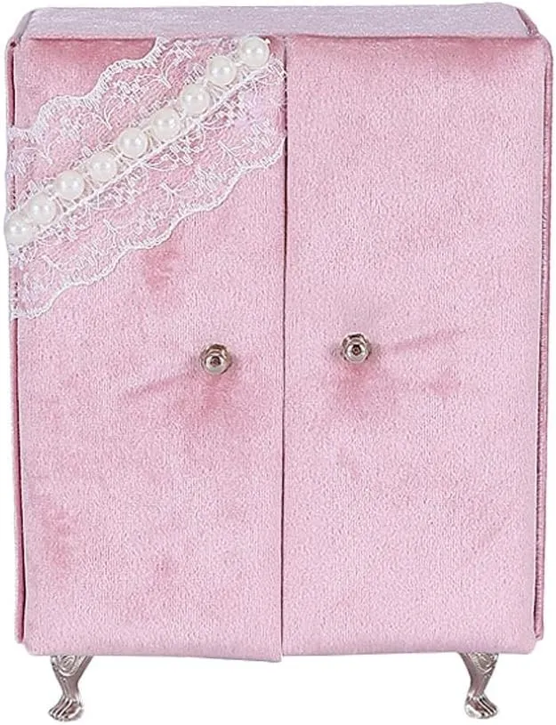 Closet Appearance - Great Gift for territory intersect dispense Any Occasions - Jewelry Storage Box for Necklaces, Rings, Bracelets and Watches Mini Velvet Jewelry Box Organizer for Earrings - Princess 