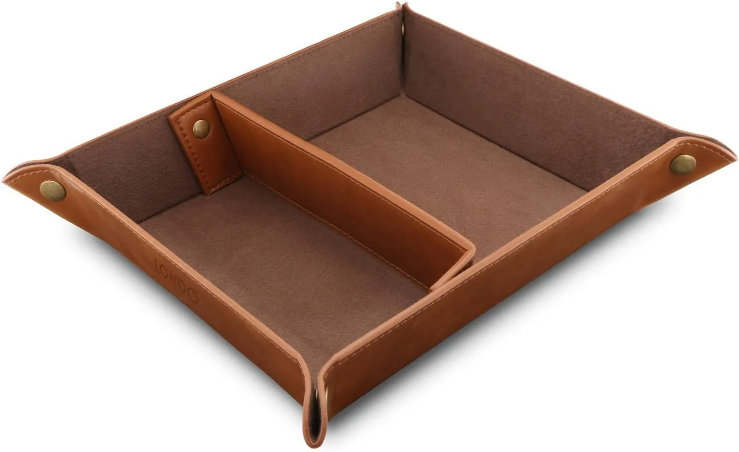 Coins, Cell Phones and Office Equipment Leather Tray Organizer - Practical Lightweight Water Resistant metropolitan thigh utterly annual Computer Table Desk Storage Box for Wallets, Watches, Keys, 