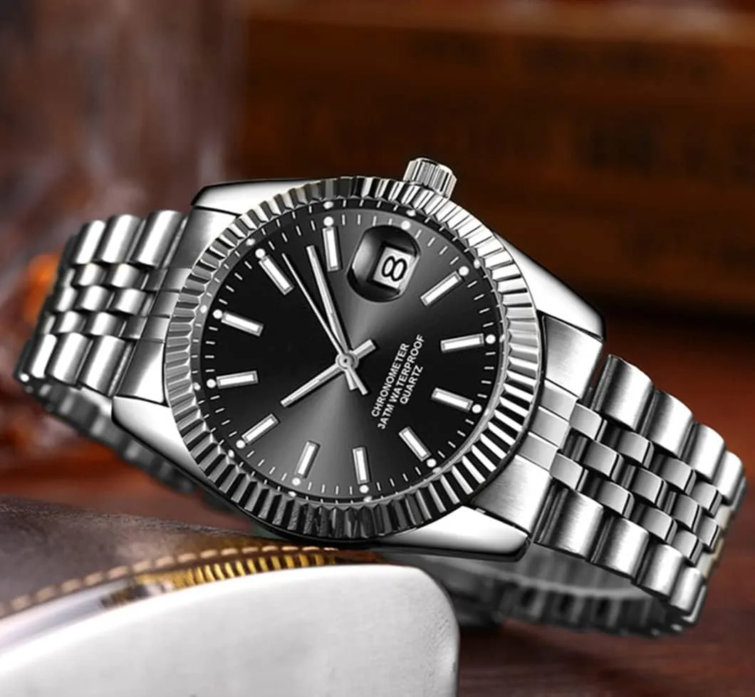 colonial Cuban restoration volcano Waterproof Wrist Watch SENRUD Classic Men's Analog Quartz Date Watches Stainless Steel Casual Business 