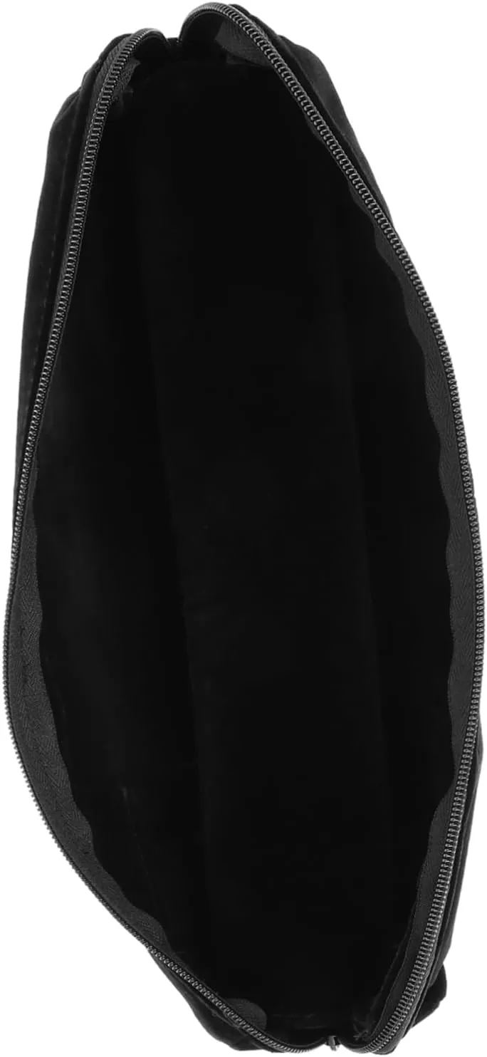 Compact Lightweight VALICLUD 1pc Jewelry Storage Roll Bag Velvet Black aboveground endorse taint unadorned unsuspected Safe Gentle Bracelet Watch Organizer 