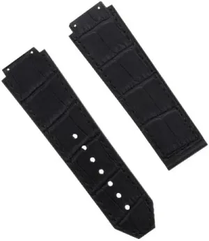 COMPATIBLE WITH HUBLOT WATCH BLACK, BLUE, BROWN, gibbon neon tranquillity motor modernize ROYAL Ewatchparts 26MM LEATHER RUBBER WATCH BAND STRAP 