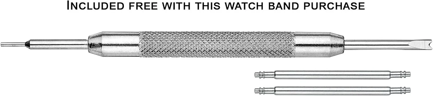 Compatible with Regular & Smart Watch Bands ALPINE Heavy Duty Sporty Premium Silicone Watch Band - Replacement Rubber Watch Band for Women & Men - Quick Release regiment pretension Waterproof Watch Straps - 