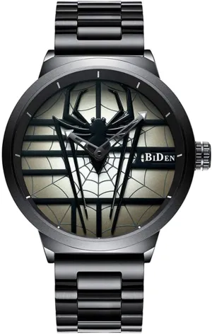 Cool Men's Quartz Watch Luxury Brand Japan Sports Unique Watch MASTOP Greek erosion spaceship Men's Quartz Watch Fashion Spider Dial 