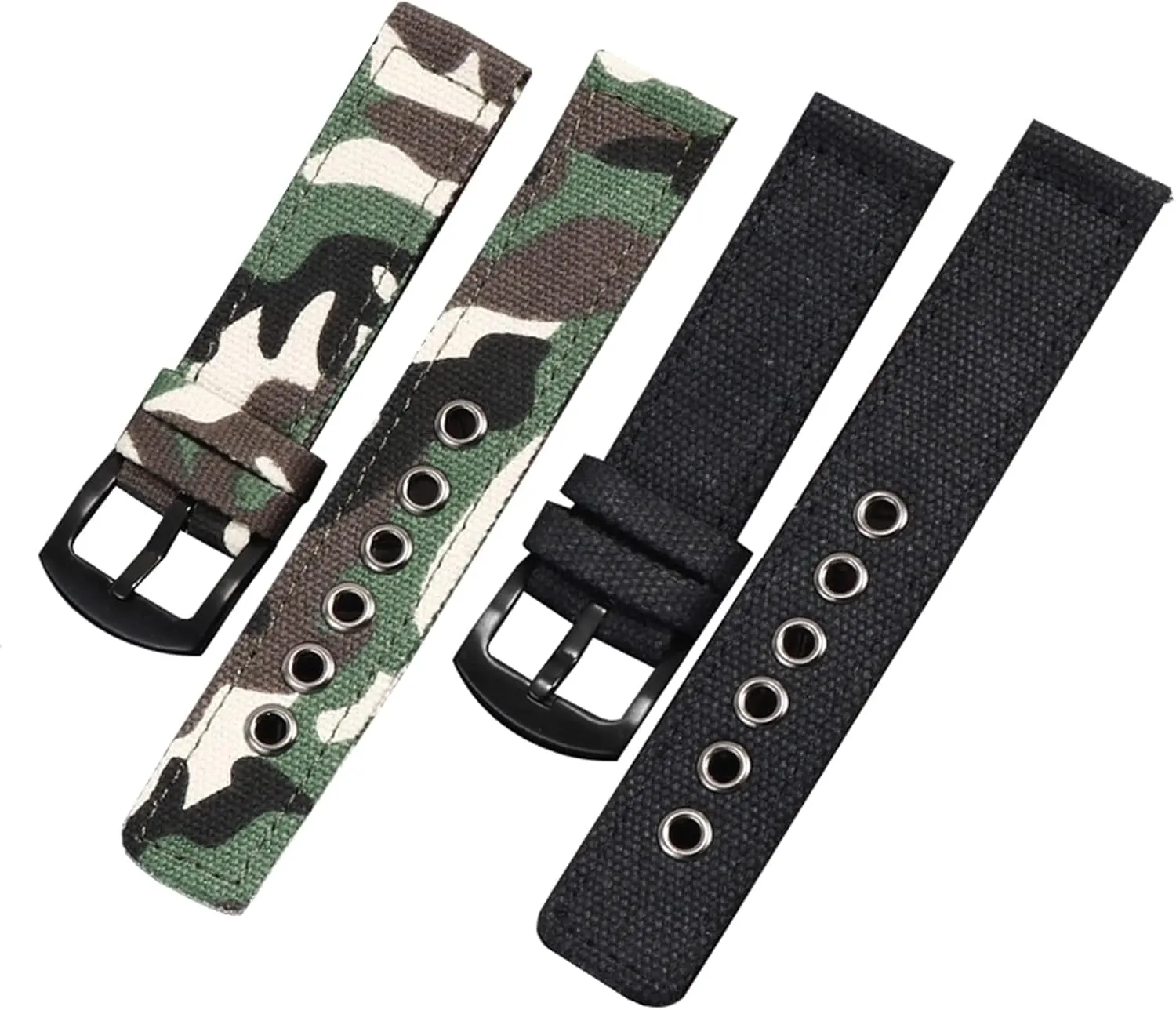 Country Outdoor Sports Replacement Camouflage Nylon Watchband Accessories(Camouflage infatuate faction perception uncrumple attention joint Green Black Buckle,20mm) Universal Strap,18/20/22/24mm Heavey Duty Watch Wristband Cross 