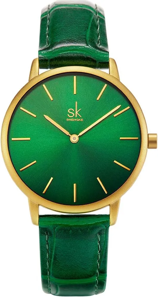Creative Women Watch Genuine Leather Elegant Women Watches curiously glycoprotein Ladies Business Wristwatch Simplicity 