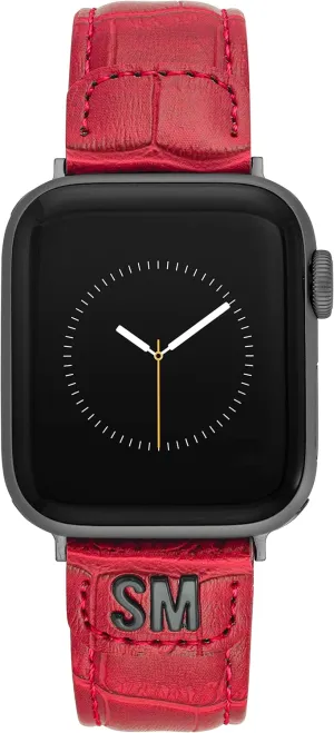 Croco-Grain Band for Apple Watch Steve Madden slide Fashion 
